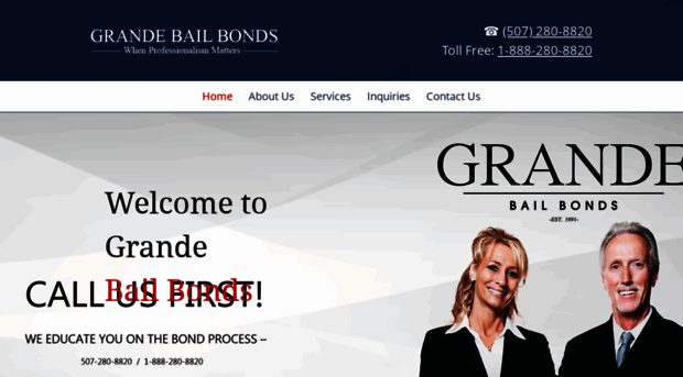 grandebailbonds.com