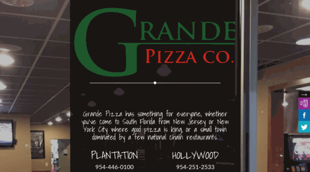 grandepizzaonline.com