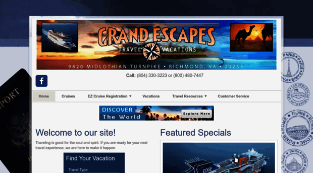 grandescapestravel.com