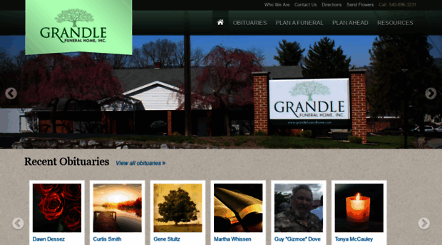 grandlefuneralhome.com