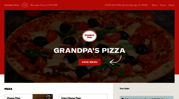 grandpaspizzamenu.com