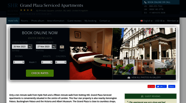 grandplazaservicedapartslondon.com