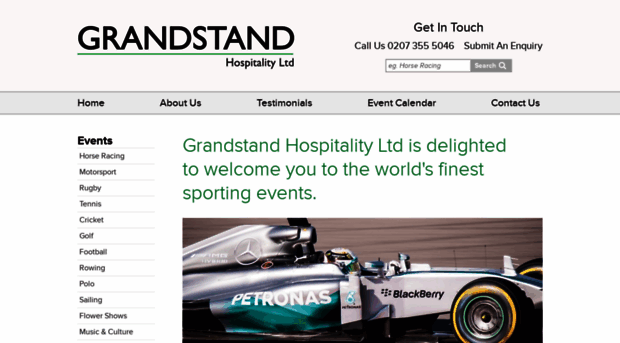 grandstandhospitality.co.uk