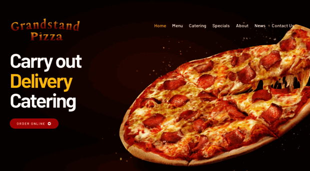 grandstandpizza.com