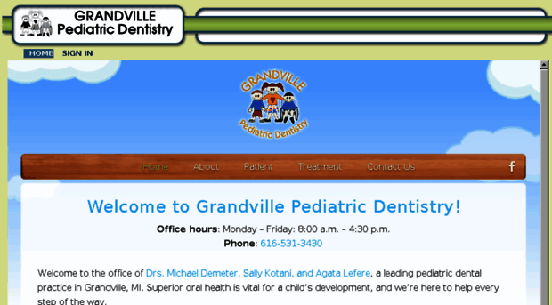 grandvillepediatricdentistry.mydentalvisit.com