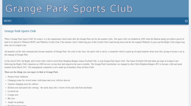 grangeparksportsclub.co.uk