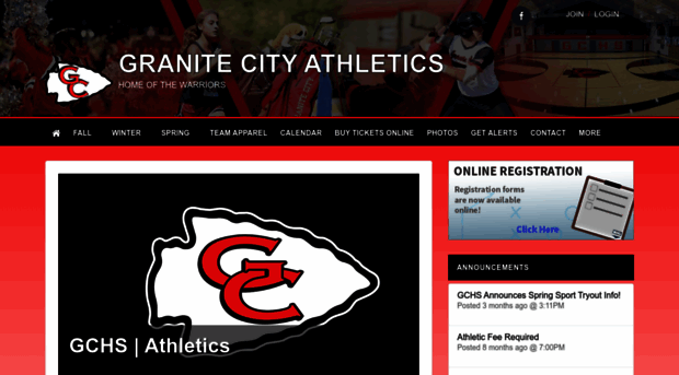 granitecityathletics.com