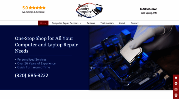 granitecountrycomputerrepair.com