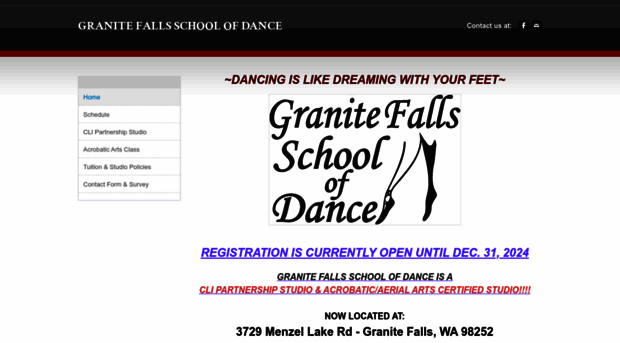 granitefallsschoolofdance.com