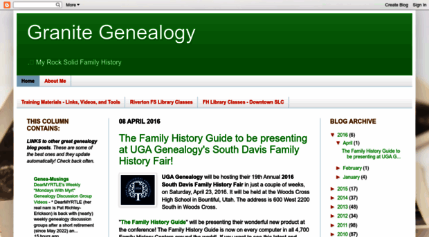 granitegenealogy.blogspot.com