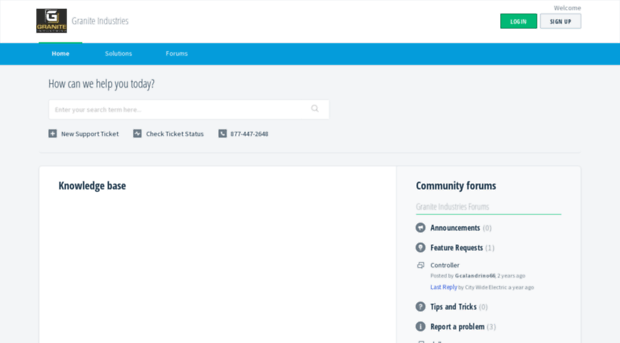 graniteindustries.freshdesk.com
