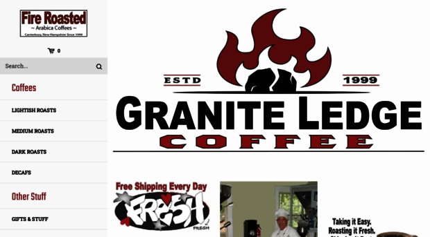 graniteledgecoffee.com