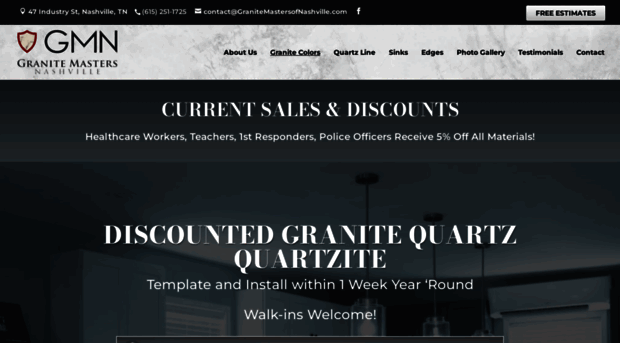 granitemastersofnashville.com