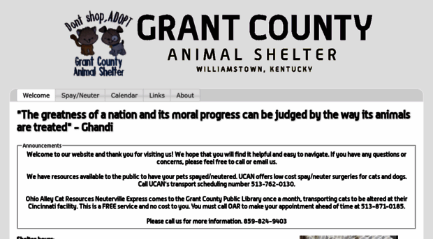 grantcountyanimalshelterky.org