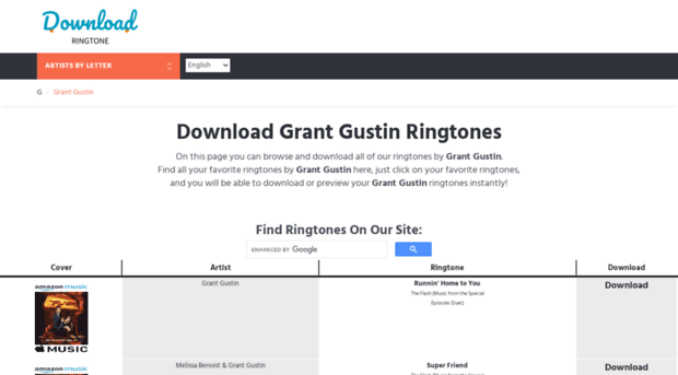 grantgustin.download-ringtone.com