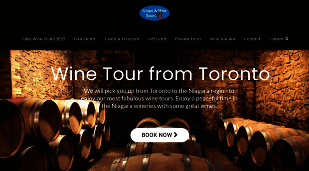 grapeandwinetours.com