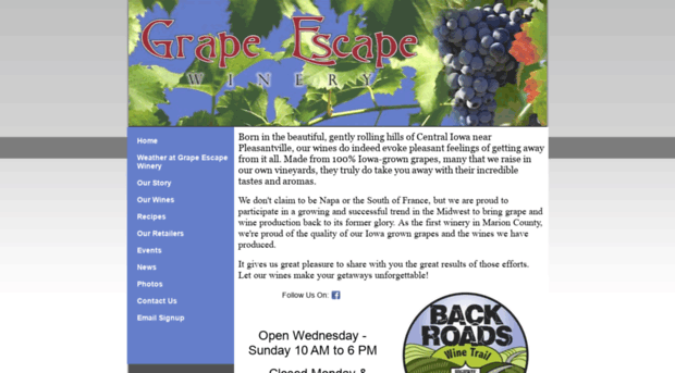 grapeescapeiowa.com