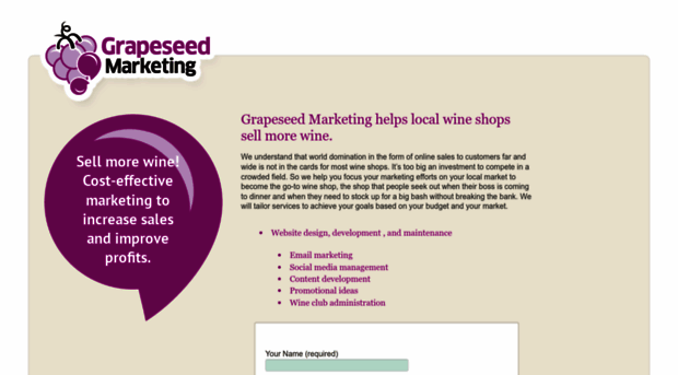 grapeseedmarketing.com