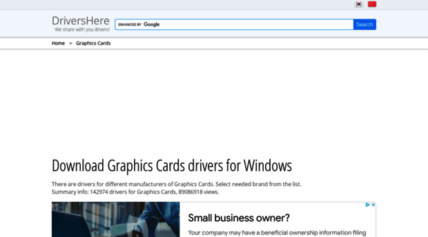 graphics-cards.drivershere.com