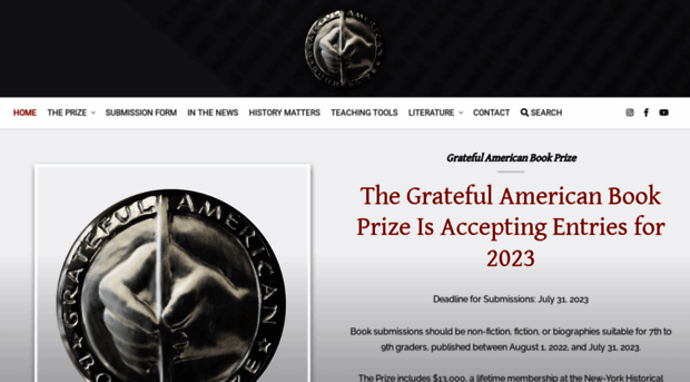 gratefulamericanbookprize.com