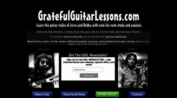 gratefulguitarlessons.com