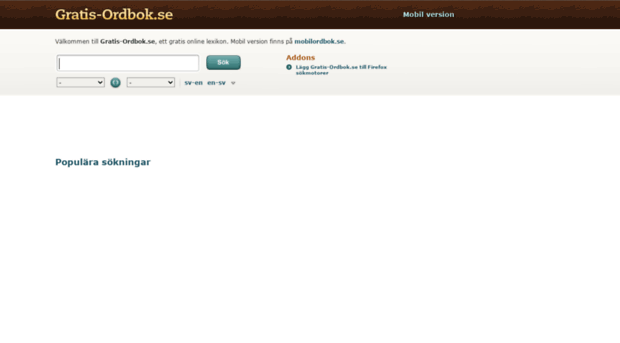 gratis-ordbok.se