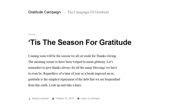 gratitudecampaign.org
