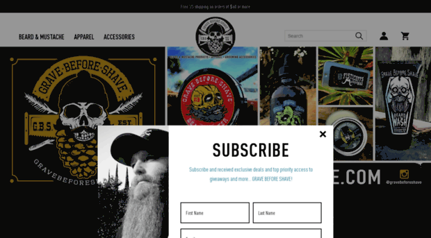 gravebeforeshave.com