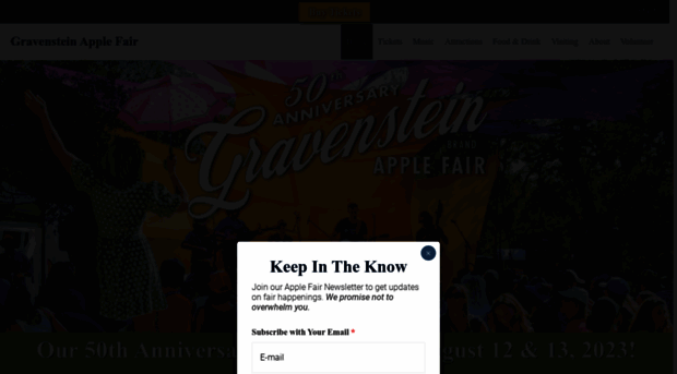 gravensteinapplefair.com