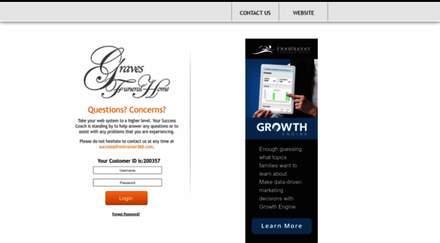 gravesfuneral.frontrunnerpro.com