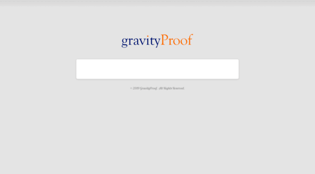 gravityproof.com