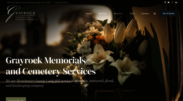 grayrockmemorialsandflorist.com