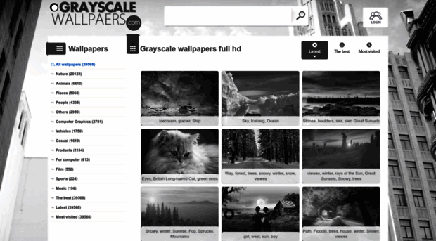 grayscale-wallpapers.com