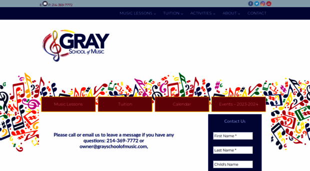 grayschoolofmusic.com