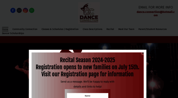 grayslakedanceconnection.com