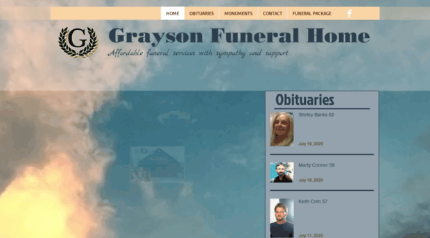 graysonfuneral.net