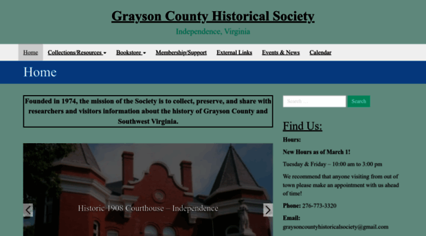 graysonvahistsoc.com