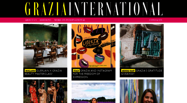 graziainternational.com