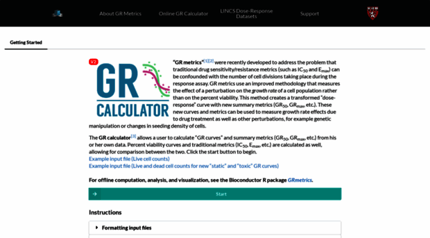 grcalculator.org