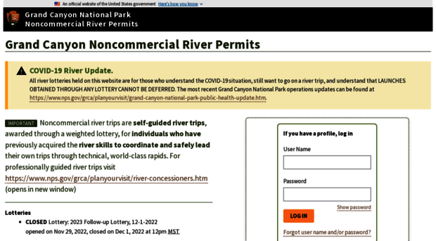 grcariverpermits.nps.gov