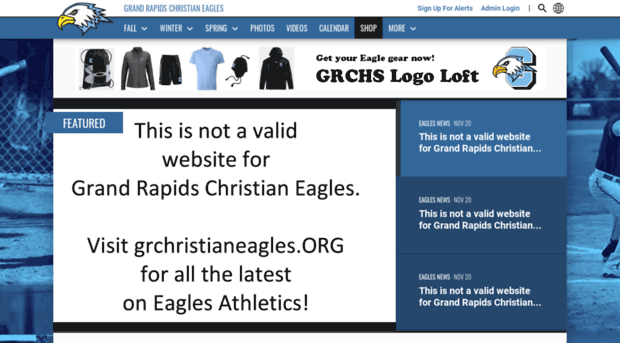 grchristianeagles.com