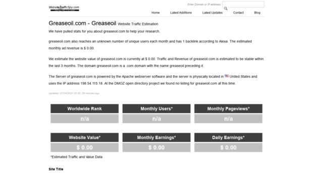 greaseoil.com.websitetrafficspy.com