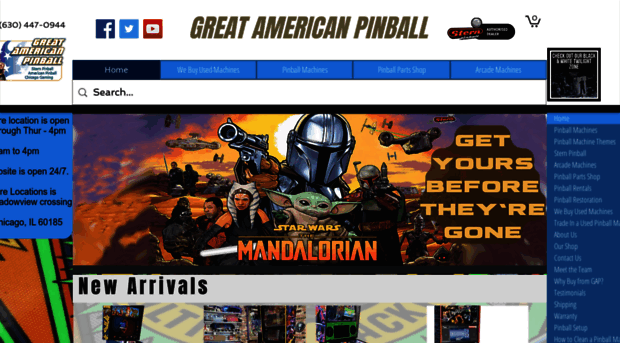 greatamericanpinball.com