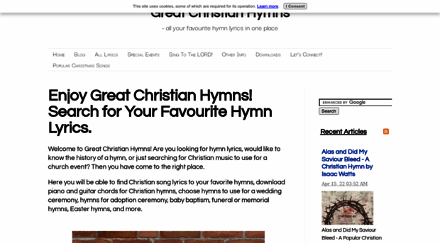 greatchristianhymns.com