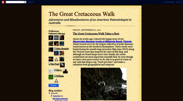 greatcretaceouswalk.blogspot.com