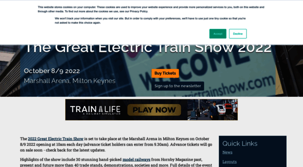 greatelectrictrainshow.com