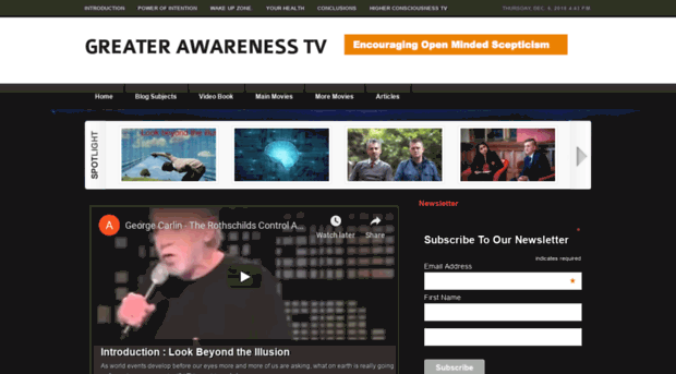 greaterawareness.tv