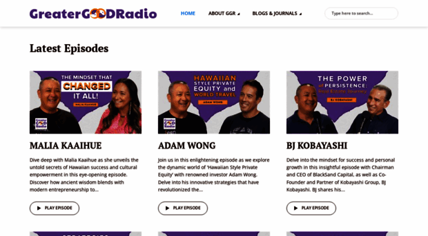greatergoodradio.com