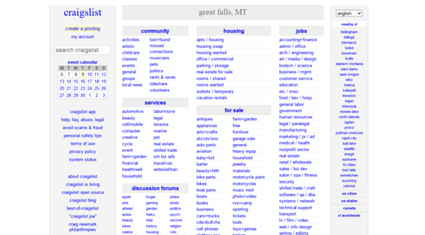 greatfalls.craigslist.org
