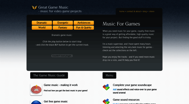 greatgamemusic.com